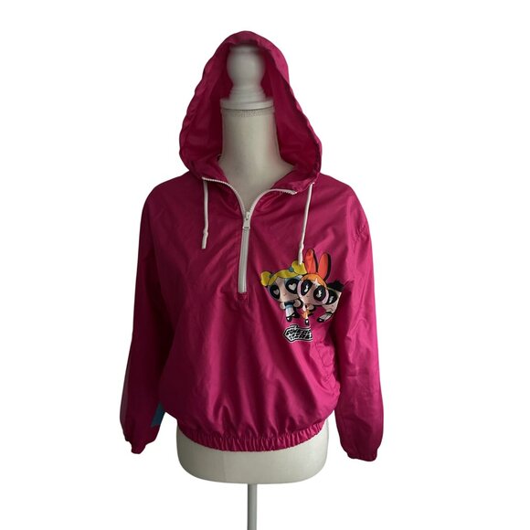 MEMBERS ONLY x Powerpuff  Girls Hoodie Windbreaker Jacket Size Small - Picture 4 of 7